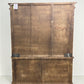 6' Dark Oak Display Cabinet China Hutch Bookcase Pharmacy Cabinet Apothecary A