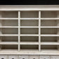 8' White Store Display Cabinet Hutch Bookcase Pharmacy Cabinet Apothecary B