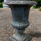 30" Tall Cast Iron Urn, Flower Pot Planter, Garden Patio Yard Art, Vase, K1