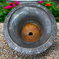 30" Tall Cast Iron Urn, Flower Pot Planter, Garden Patio Yard Art, Vase, K1