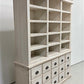 6' White Display Cabinet Hutch Bookcase Pharmacy Cabinet Apothecary A