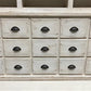 6' White Display Cabinet Hutch Bookcase Pharmacy Cabinet Apothecary A