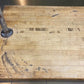 6' Industrial Butcher Block Table with Overhead Pot and Pan Rack, Kitchen Island