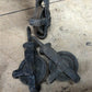 Mini Pulleys Lot 5, Industrial Age, Steampunk Factory Flywheels, Machine Decor A