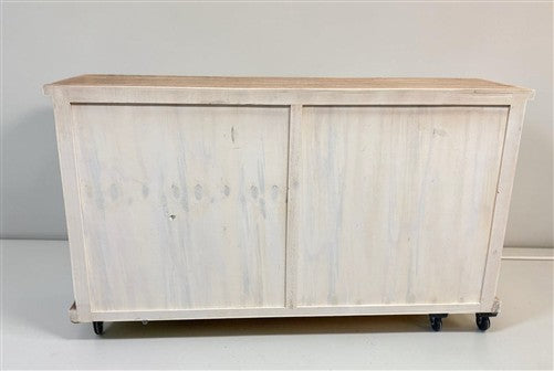 24 Drawer White & Natural Apothecary Cabinet Store Display Pharmacy Cupboard A