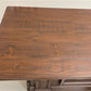 8' Brown Store Counter, Kitchen Island, Display Table, Tavern Front Bar, A