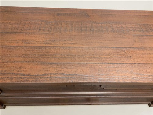 8' Brown Store Counter, Kitchen Island, Display Table, Tavern Front Bar, A