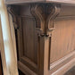 8' Brown Store Counter, Retail Display, Checkout Cabinet, Kitchen Island B