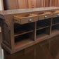8' Brown Store Counter, Retail Display, Checkout Cabinet, Kitchen Island B
