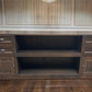 8' Brown Store Counter Retail Checkout Display Cabinet 4 Drawer Kitchen Island D