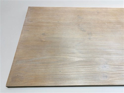 7' Solid Wood Dining Table, Farmhouse Rustic Turned Leg Kitchen Table, A