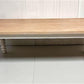 7' Solid Wood Dining Table, Farmhouse Rustic Turned Leg Kitchen Table, A