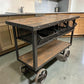Modern Industrial, Kitchen Island, Kitchen Storage Cabinet, Harvest Table, A1
