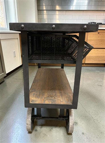 Modern Industrial, Kitchen Island, Kitchen Storage Cabinet, Harvest Table, A1