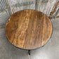 Modern Industrial Iron Age Crank Table, Round Bar Table, Kitchen Island Table, A