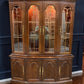 Pennsylvania House China Cabinet, Vintage Lighted Curio Cabinet, Display Case