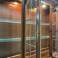 Pennsylvania House China Cabinet, Vintage Lighted Curio Cabinet, Display Case