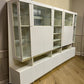 Jean Claude Mahey Style Wall Unit Vintage Display Case Entertainment Center