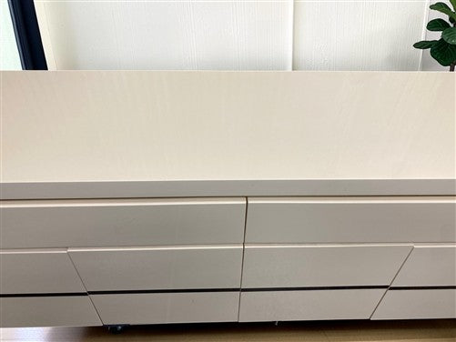 Jean Claude Mahey Style Credenza, Vintage Storage Cabinet, Sideboard Buffet