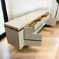 Jean Claude Mahey Style Credenza, Vintage Storage Cabinet, Sideboard Buffet