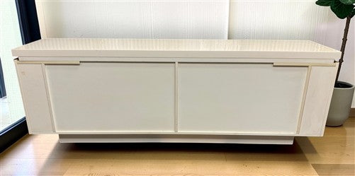 Jean Claude Mahey Style Credenza, Vintage Storage Cabinet, Sideboard Buffet