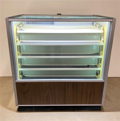 Berg Motion Case Rotating Lighted Display Case, Vintage Showcase Cabinet Working
