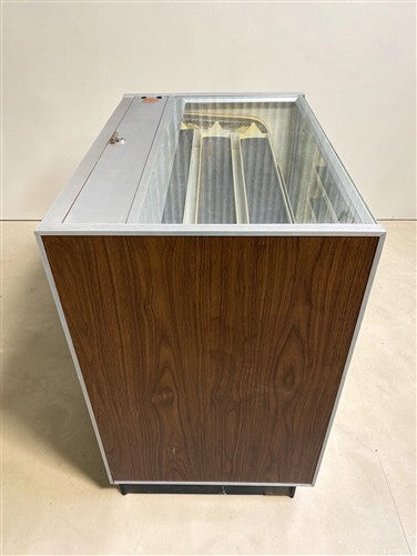 Berg Motion Case Rotating Lighted Display Case, Vintage Showcase Cabinet Working