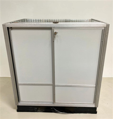 Berg Motion Case Rotating Lighted Display Case, Vintage Showcase Cabinet Working