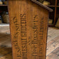 Rare Antique S.E. Seger's Sons Coffee Bin, Wood Advertising, Grocers Quincy, IL