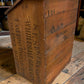 Rare Antique S.E. Seger's Sons Coffee Bin, Wood Advertising, Grocers Quincy, IL