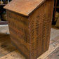 Rare Antique S.E. Seger's Sons Coffee Bin, Wood Advertising, Grocers Quincy, IL
