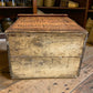 Rare Antique S.E. Seger's Sons Coffee Bin, Wood Advertising, Grocers Quincy, IL