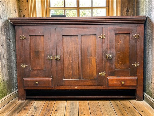 Primitive General Store Cabinet Vintage Apothecary Merchant 8 Drawer Cupboard
