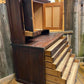 Primitive General Store Cabinet Vintage Apothecary Merchant 8 Drawer Cupboard