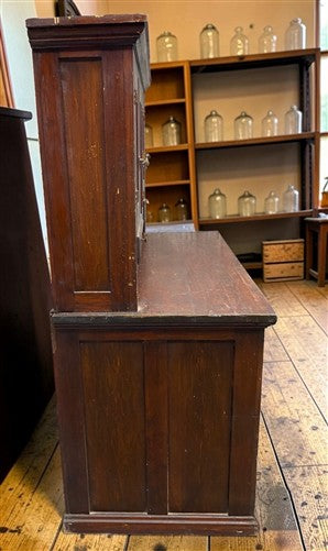 Primitive General Store Cabinet Vintage Apothecary Merchant 8 Drawer Cupboard
