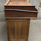 Antique Oak Merchant's Desk/General Store Counter, Work Station, Tambor Cabinet