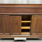 Antique Oak Merchant's Desk/General Store Counter, Work Station, Tambor Cabinet