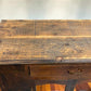 Vintage 8' Oak General Store Counter Cabinet Glass Doors Mercantile Apothecary