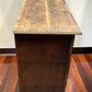 Vintage 8' Oak General Store Counter Cabinet Glass Doors Mercantile Apothecary
