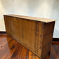 Vintage 8' Oak General Store Counter Cabinet Glass Doors Mercantile Apothecary