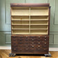General Store Mercantile 30 Drawer Cabinet Vintage Apothecary Store Display, A