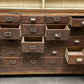 General Store Mercantile 30 Drawer Cabinet Vintage Apothecary Store Display, A