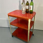 Cosco Cart, Retro Rolling Kitchen Stand, Bar Table, 1960s Mid Century Vintage E