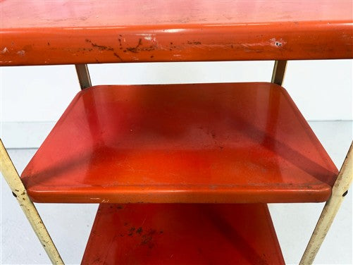 Cosco Cart, Retro Rolling Kitchen Stand, Bar Table, 1960s Mid Century Vintage E