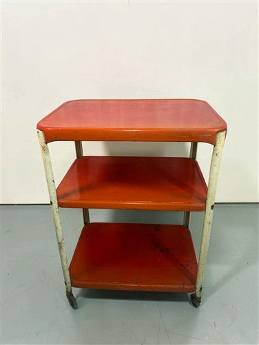 Cosco Cart, Retro Rolling Kitchen Stand, Bar Table, 1960s Mid Century Vintage E