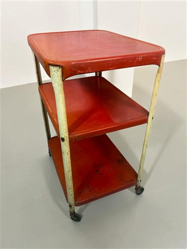 Cosco Cart, Retro Rolling Kitchen Stand, Bar Table, 1960s Mid Century Vintage E