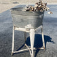 Wheeling Galvanized Single Wash Tub, Sink Cooler, Flower Pot Stand Bucket DU