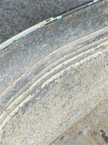 Wheeling Galvanized Single Wash Tub, Sink Cooler, Flower Pot Stand Bucket DU