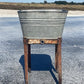 Wheeling Galvanized Single Wash Tub, Sink Cooler, Flower Pot Stand Bucket DV