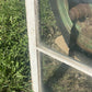 Wood Transom Window, 3 Pane Glass, Vintage Architectural Salvage Frame, A90
